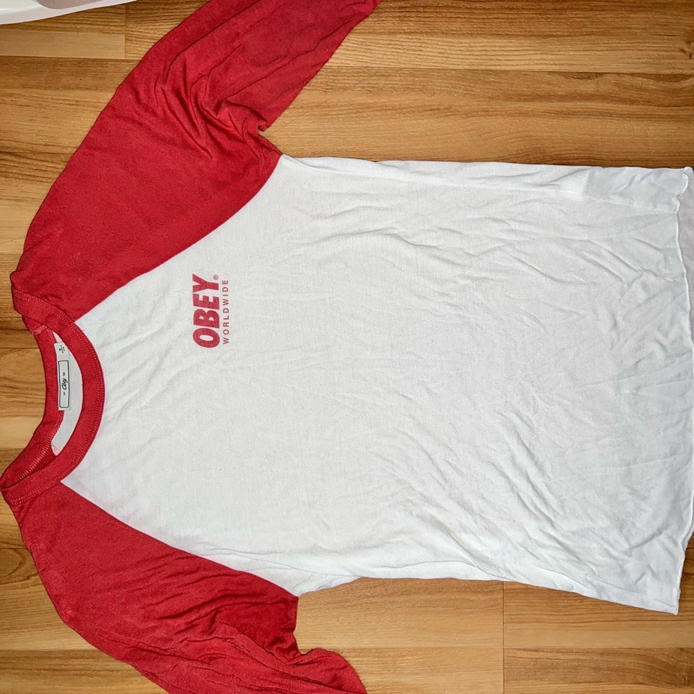 Women’s Obey Henley shirt!